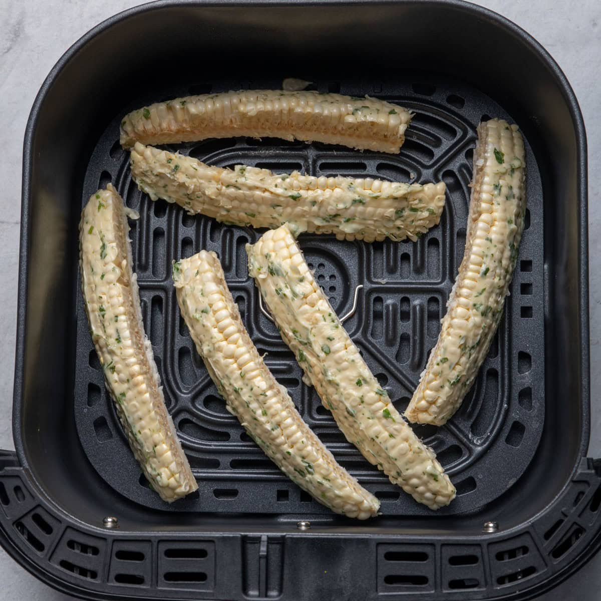 6 in air fryer before cooking.