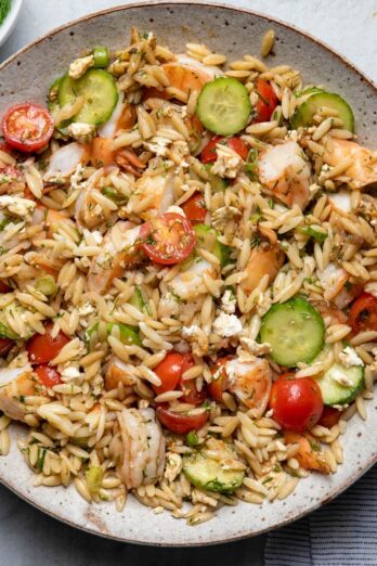 Shrimp Orzo Salad.
