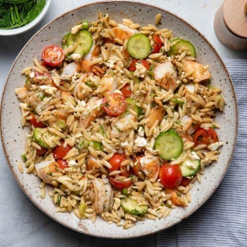 Shrimp Orzo Salad.