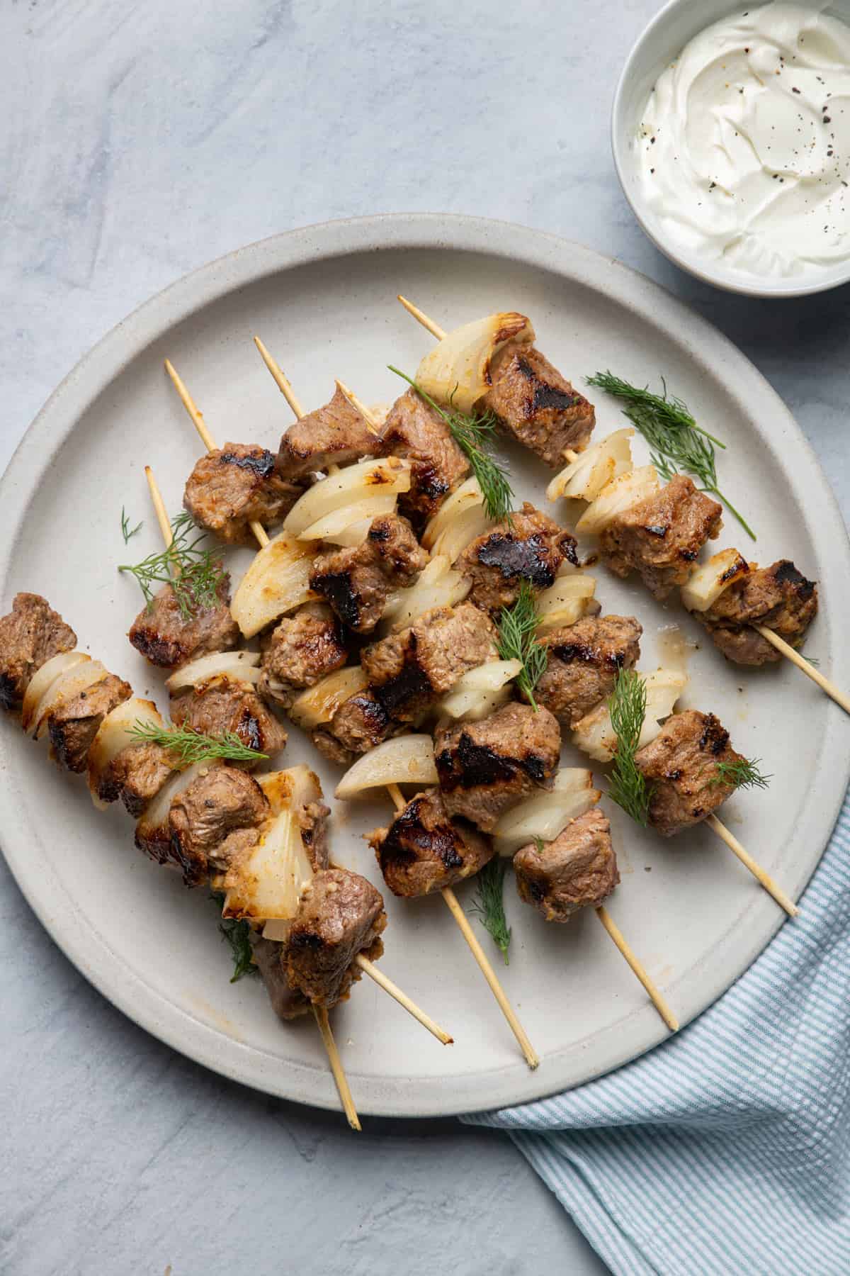 Grilled shop lamb kabobs