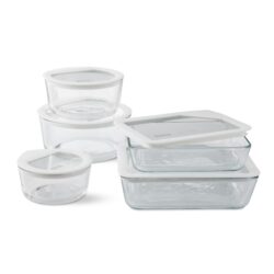 10-Piece Glass Storage Set Pyrex