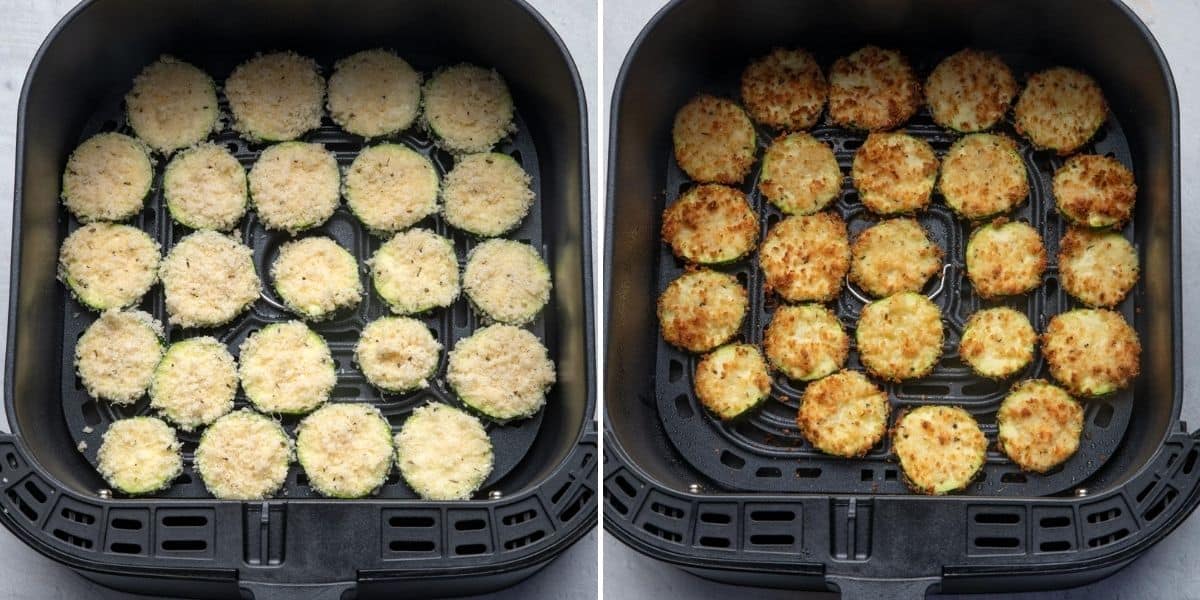 Air Fryer Zucchini (Video) - The Plant Based School