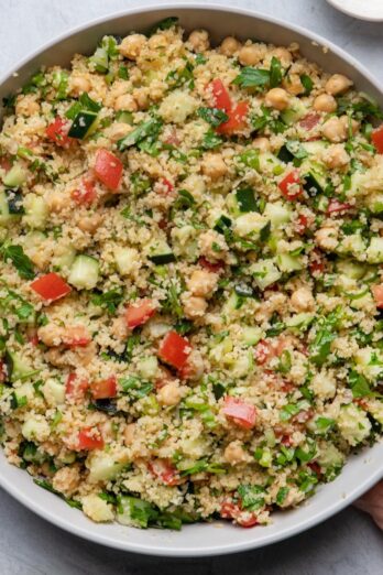 Bulgur Chickpea Salad