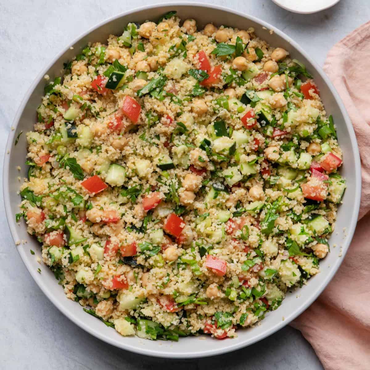 Bulgur Chickpea Salad