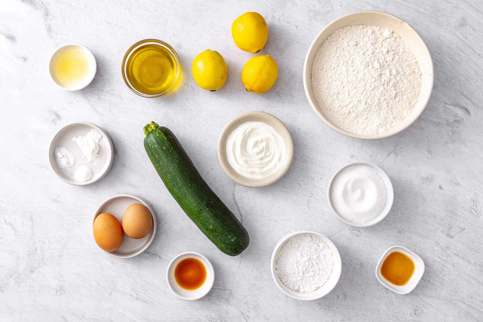 Ingredients before prepped.
