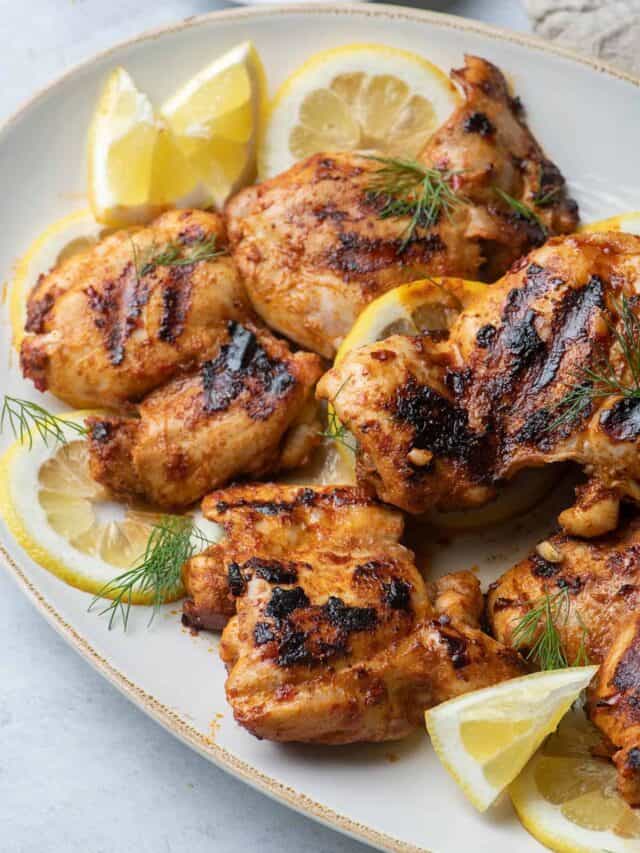 Grilled Harissa Chicken - FeelGoodFoodie
