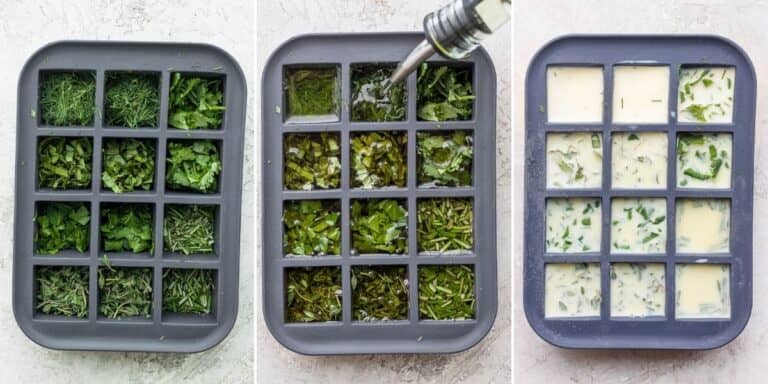 How to Freeze Fresh Herbs {2 Methods!} - Feel Good Foodie