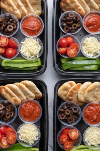 DIY Pizza Lunchables.