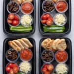 DIY Pizza lunchable meal prep