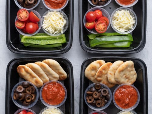 DIY Pizza Lunchable (high protein) - Nourished by Nic