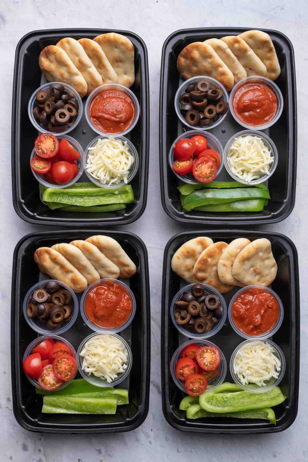 DIY Pizza lunchable meal prep