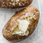 How to bake a potato.