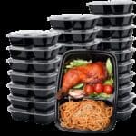 Meal Prep Containers with Lids - 2 Compartment /30 oz