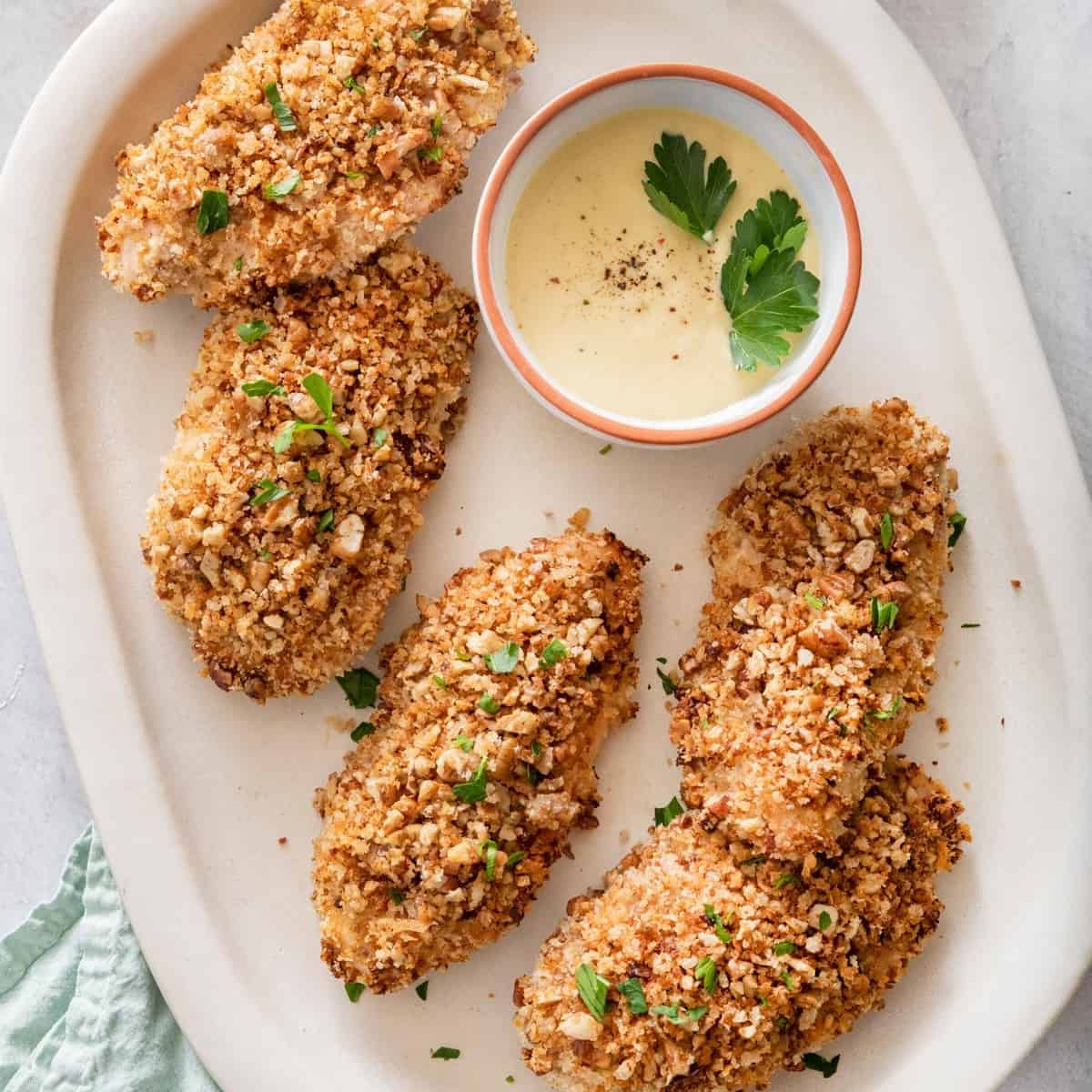 Pecan Crusted Chicken.