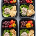 Tuna salad meal prep containers