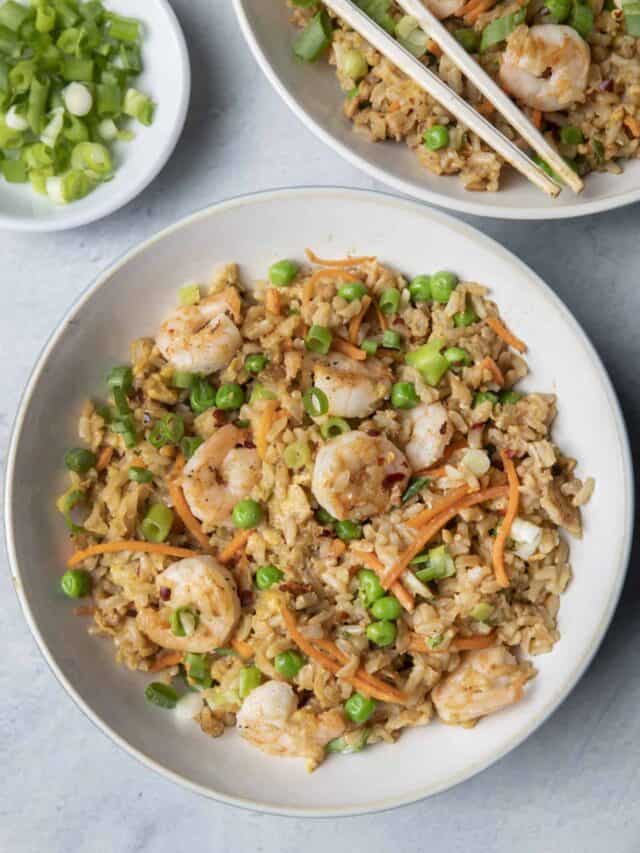 Shrimp Fried Rice - Feel Good Foodie