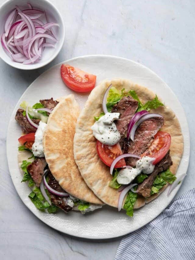 Steak Gyros - Feel Good Foodie