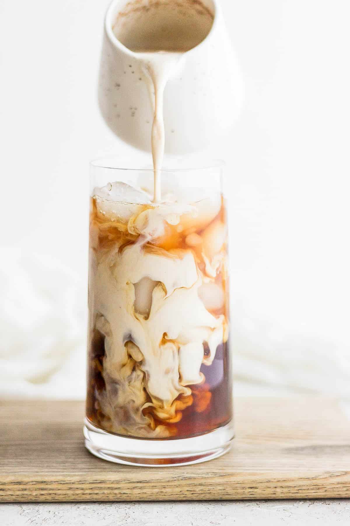 Pumpkin Cream Cold Brew {Starbucks Copycat} - FeelGoodFoodie