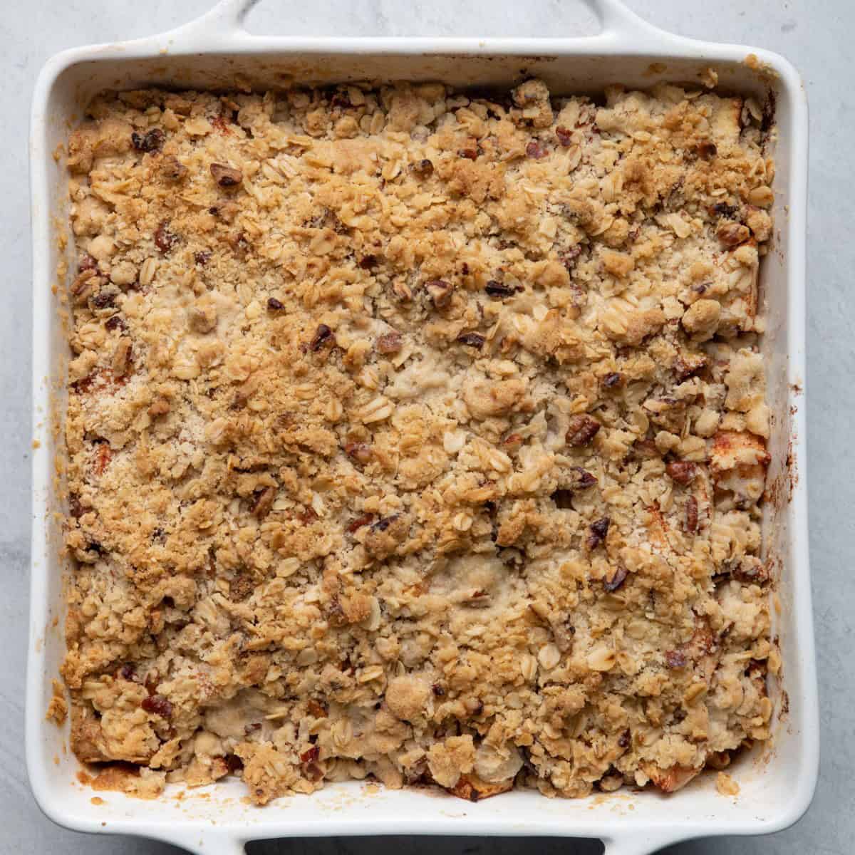 After baking.