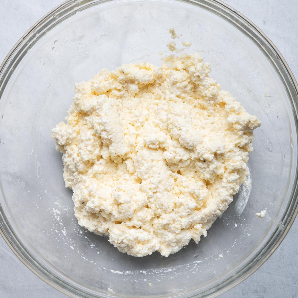 Bowl with all of the mixed together.