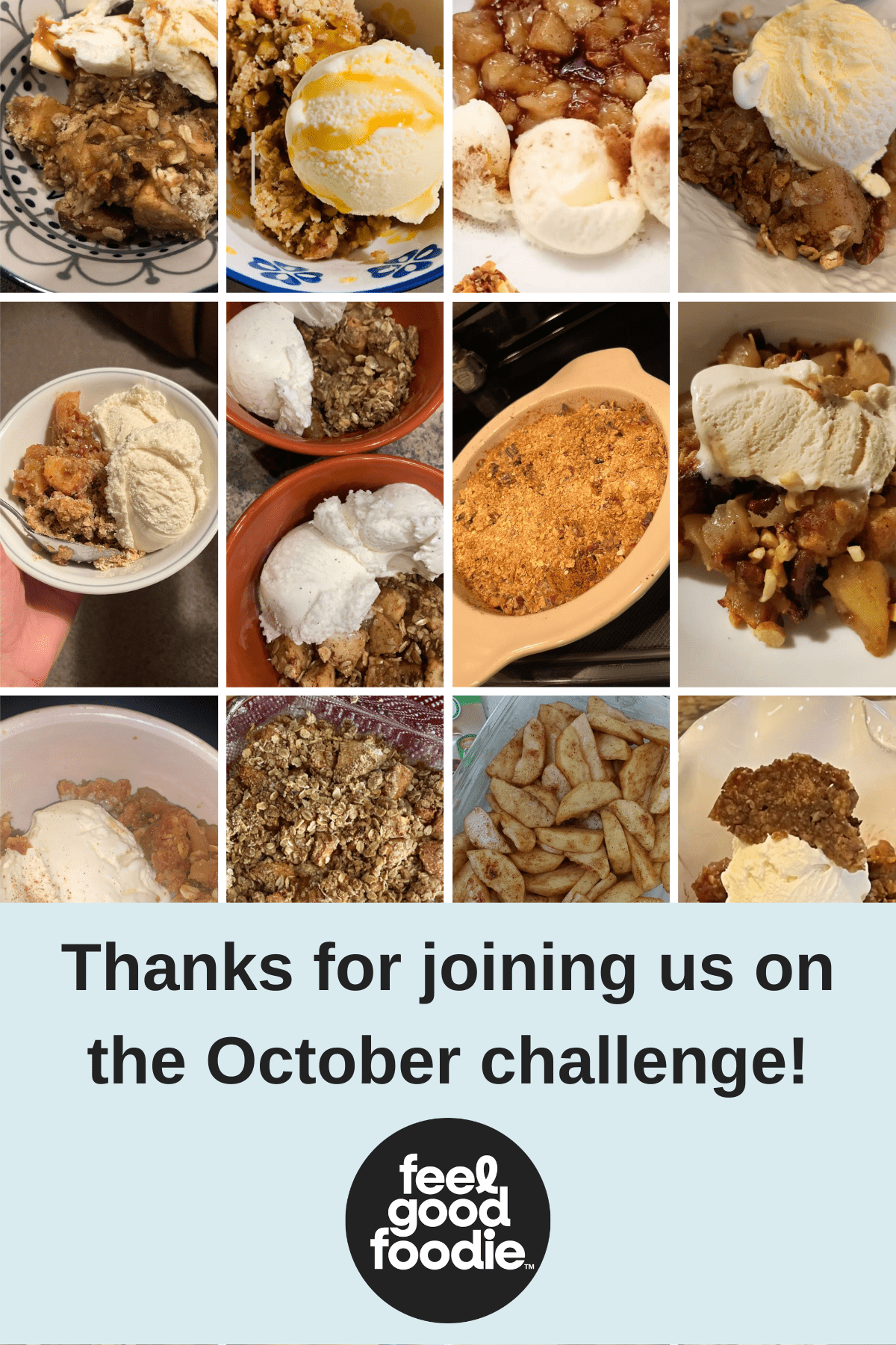 Feel Good Foodie October Cooking Challenge Results