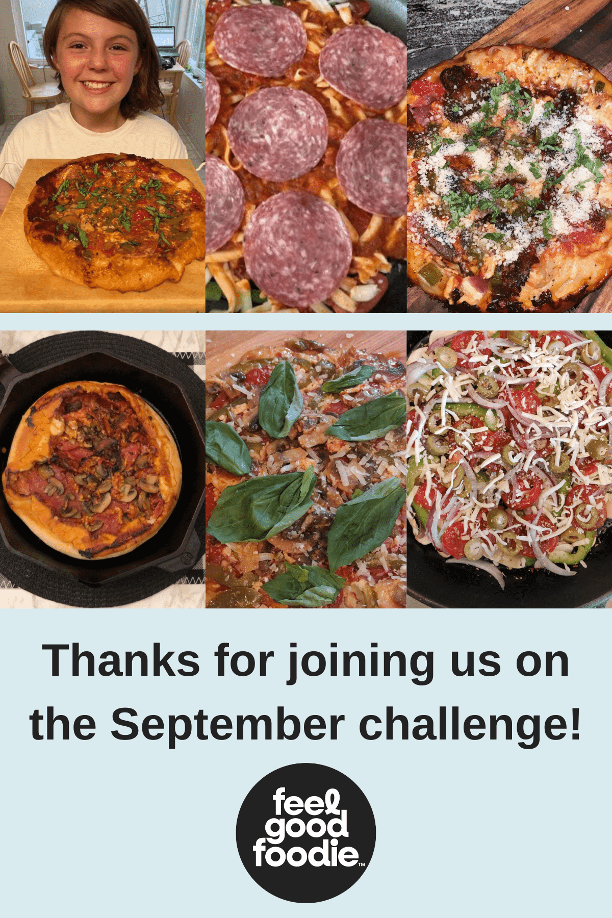 September Cooking Challenge Results Collage