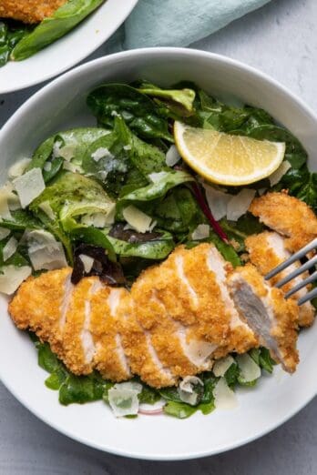 Fried Chicken Parmesan Salad.