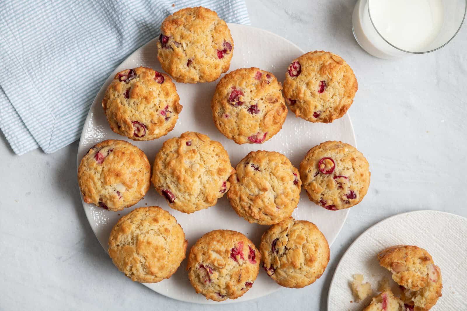 Cranberry Lemon Muffins.