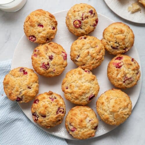 Cranberry Lemon Muffins.