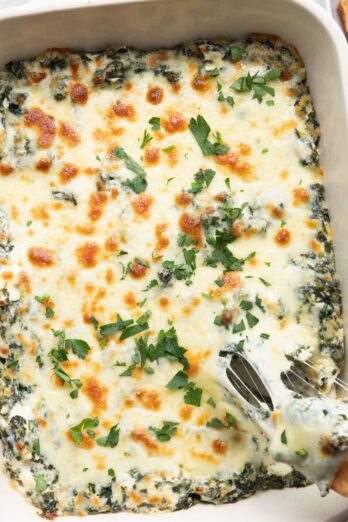 Cream Cheese Spinach Dip.