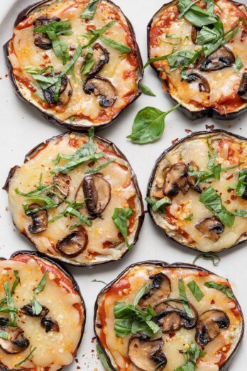 Eggplant Pizza.