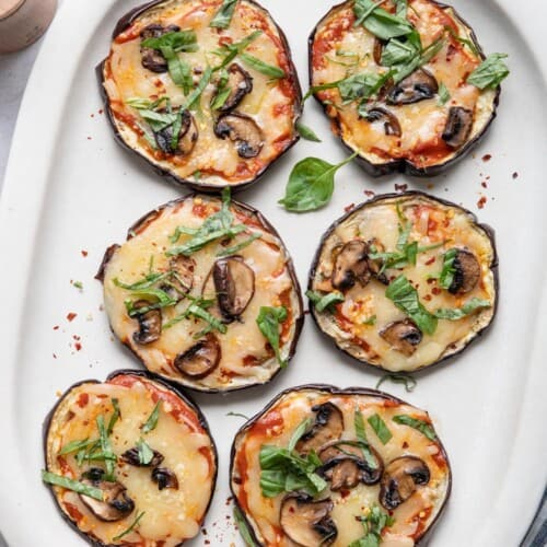 Eggplant Pizza.