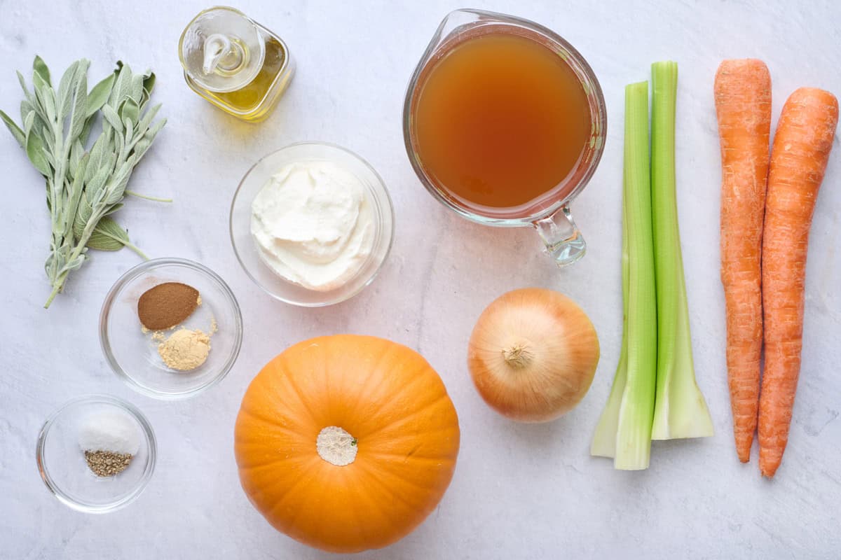 Ingredients before prepped.