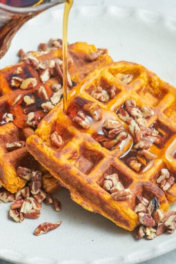 Sweet Potato Waffles.