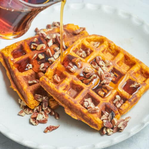 Sweet Potato Waffles.