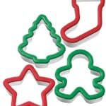 Holiday cookie cutters set