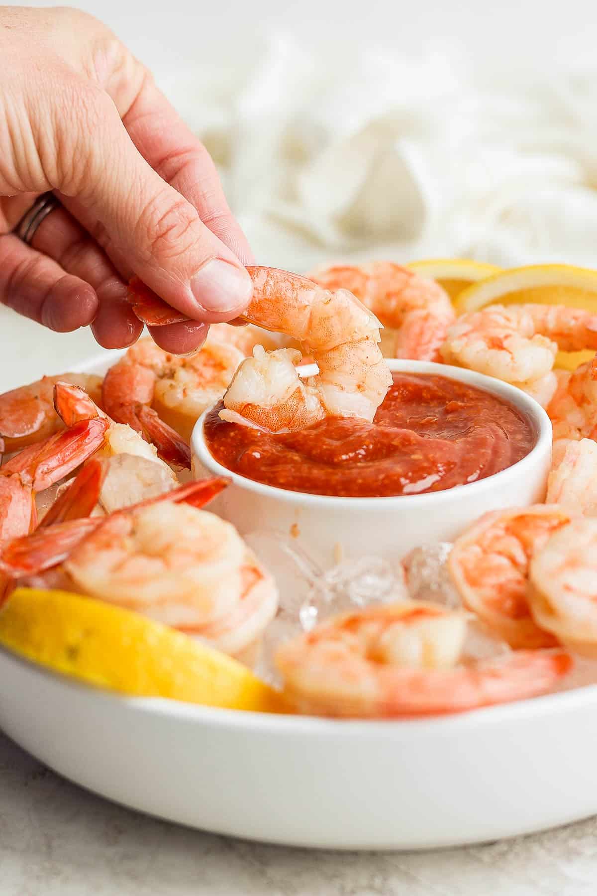 Classic Shrimp Cocktail With Homemade Seafood Sauce