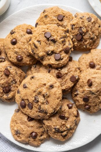 Applesauce Chocolate Chip Cookies.