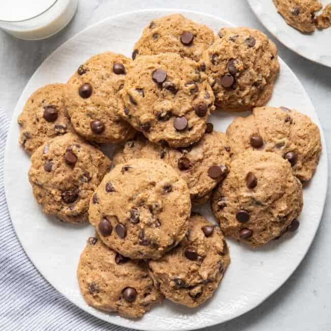 Applesauce Chocolate Chip Cookies.