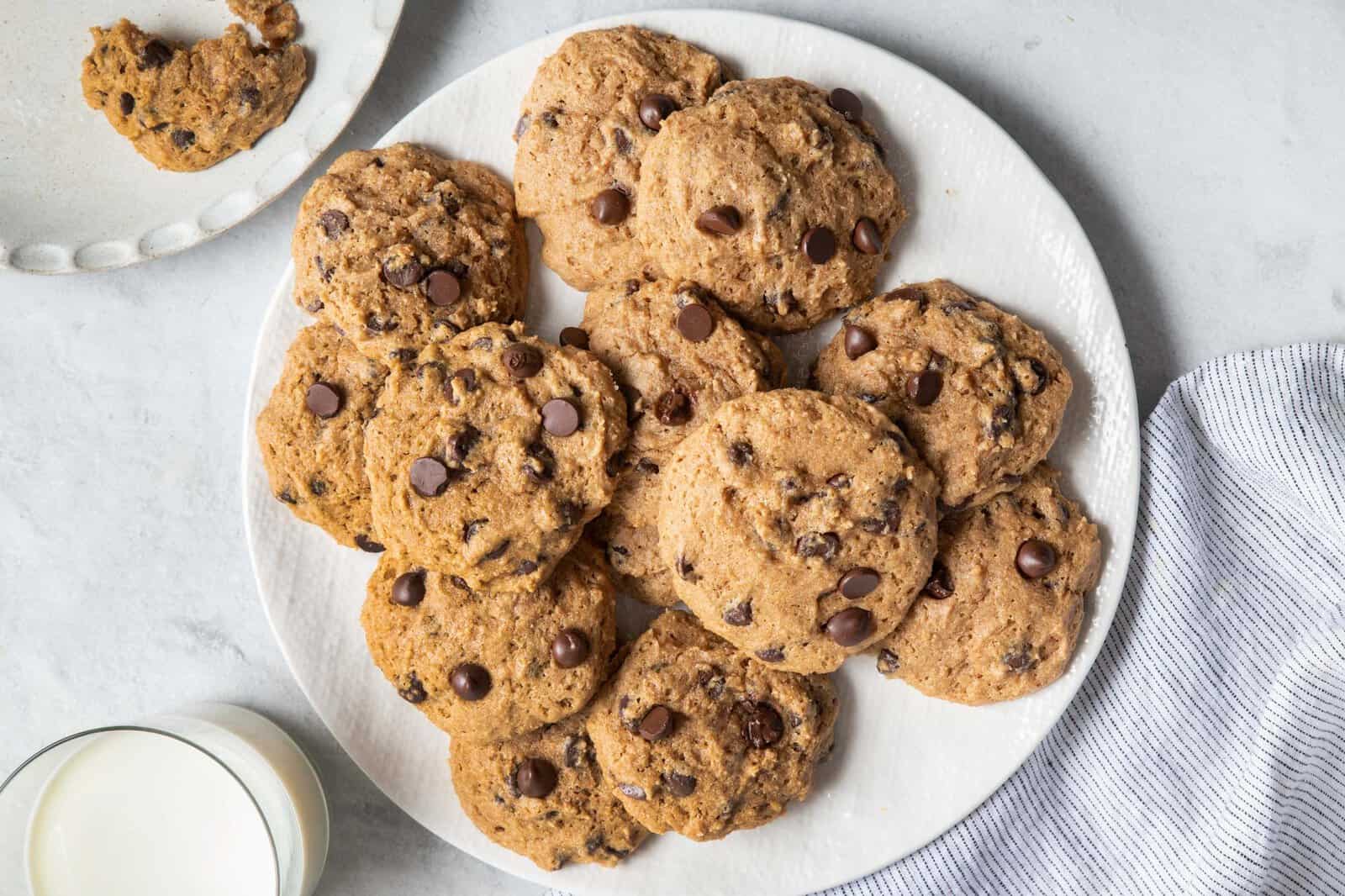 Applesauce Chocolate Chip Cookies.