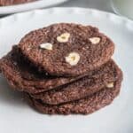Chocolate Hazelnut Cookies.