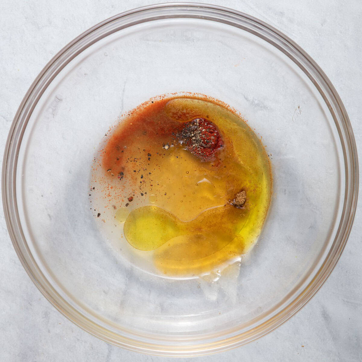 Dressing for Mango Avocado Salad before mixing.