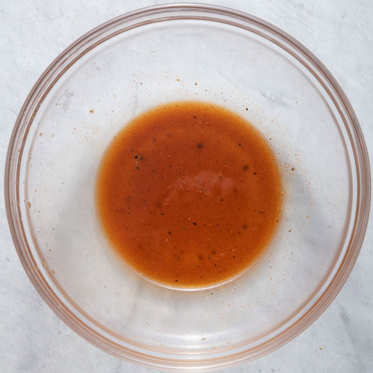 Dressing for Mango Avocado Salad after mixing.