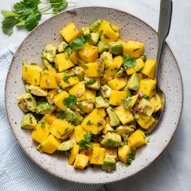 Mango Avocado Salad.