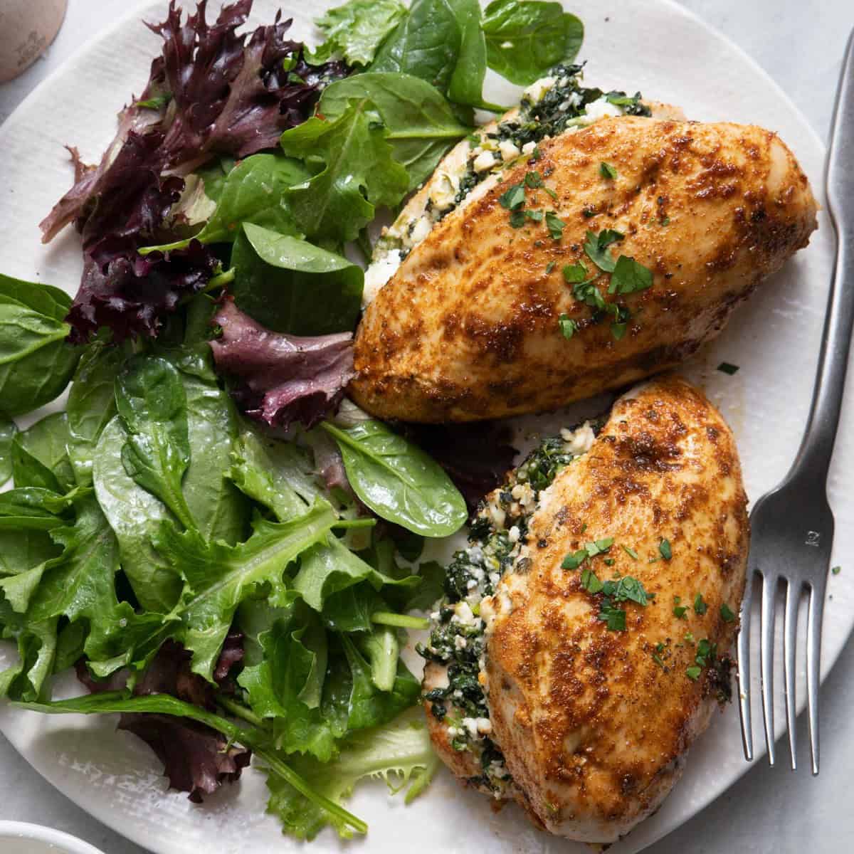 Spinach & Feta Stuffed Chicken