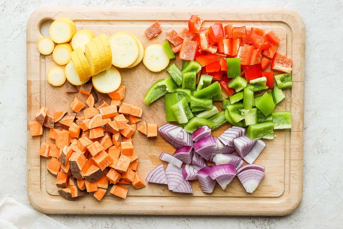 Chopped Vegetables