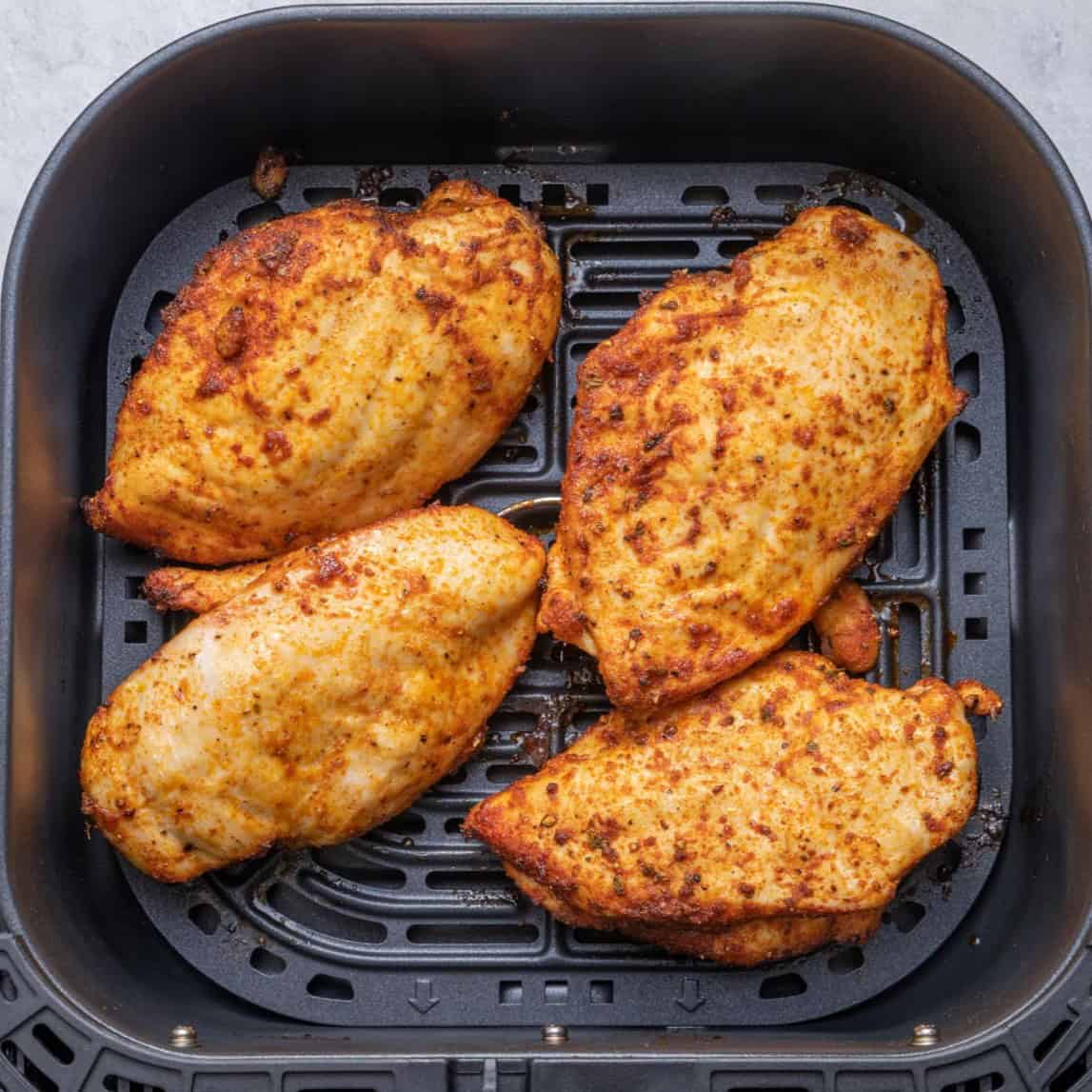 Fully cooked chicken.