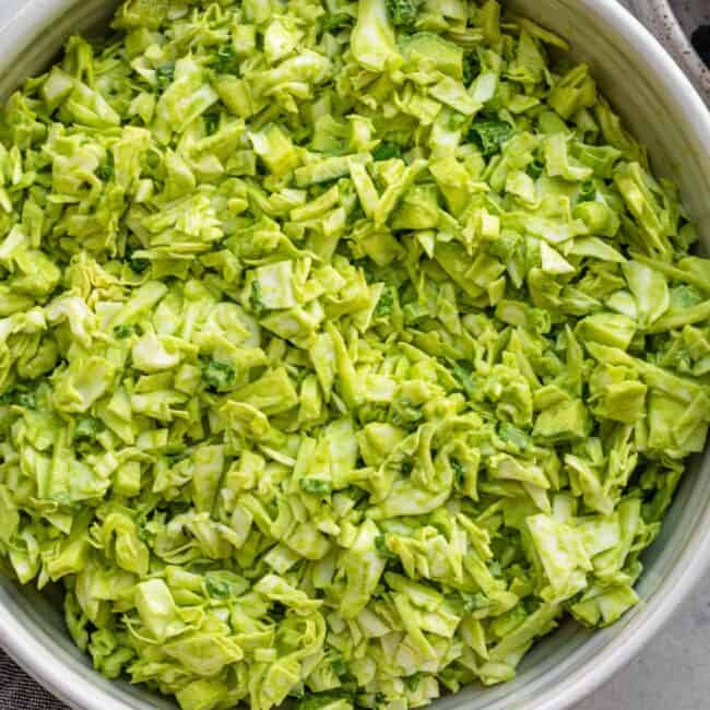 Chopped Green Goddess Salad.