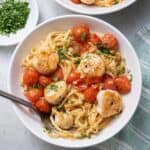 Scallop Pasta.