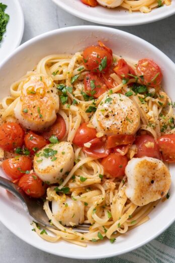 Scallop Pasta.
